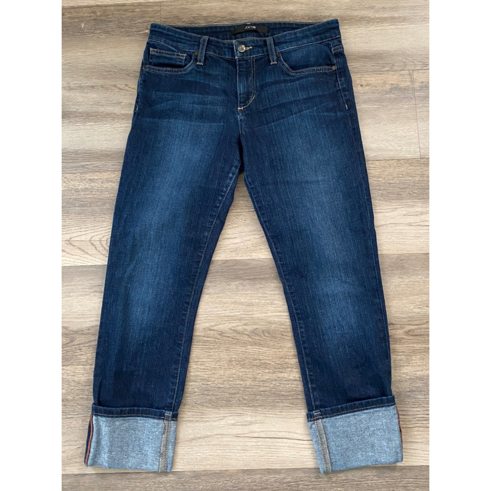 Joe’s Women’s Maven Selvedge Crop Cuffed Jeans Size 29 Stretch Comfort Designer